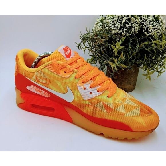 Nike airmax 90 ice atomic mango Sz 9.5 mens Orange and White - Picture 3 of 12